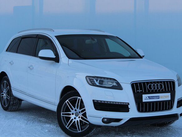 2010 Audi Q7 I (4L) Рестайлинг, белый - вид 2