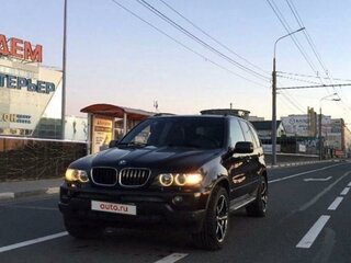 2004 BMW X5 3.0i I (E53) Рестайлинг, чёрный, 1250000 рублей, вид 1