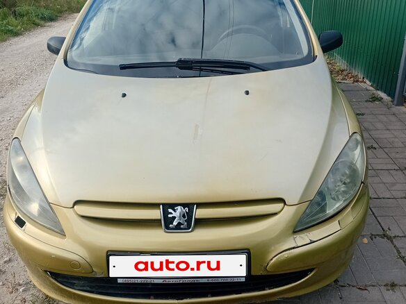 2004 Peugeot 307 I, золотистый, 220000 рублей