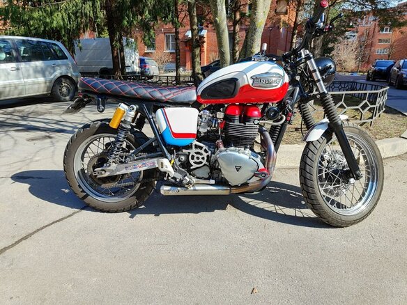 2006 Triumph Scrambler, белый, 850000 рублей - вид 5