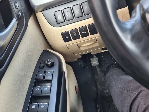 2014 Toyota Highlander III (XU50), чёрный - вид 24