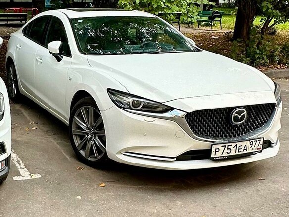 2022 Mazda 6 Atenza III (GJ) Рестайлинг 2, белый, 3500000 рублей - вид 1