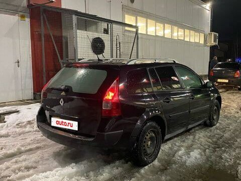 2008 Renault Megane II Рестайлинг, чёрный, 500000 рублей - вид 6