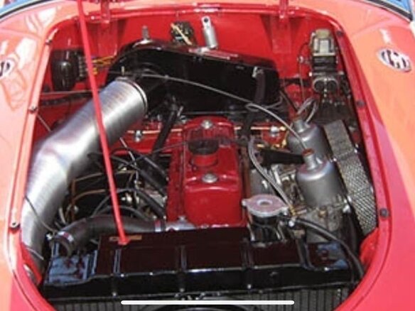 1962 MG MGA, красный - вид 9