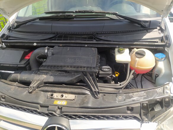 2014 Mercedes-Benz Vito 110 CDI L3 II (W639) Рестайлинг, белый, 2300000 рублей - вид 8