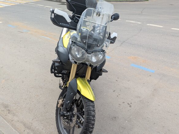 2011 Triumph Tiger 800, зелёный, 420000 рублей - вид 13