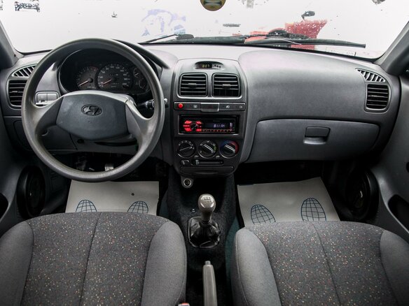 2007 Hyundai Accent ТагАЗ II, чёрный - вид 8
