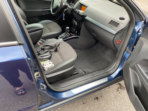 2012 Opel Astra H Рестайлинг, синий, 550000 рублей - вид 10
