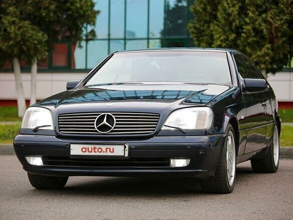 1998 Mercedes-Benz CL-Класс 600 I (C140), синий - вид 1