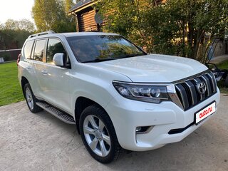 2018 Toyota Land Cruiser Prado 150 Series Рестайлинг 2, белый, 4900000 рублей, вид 5