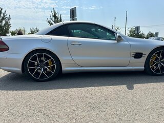 2002 Mercedes-Benz SL-Класс 500 5-speed V (R230), серебристый, 2000000 рублей, вид 4
