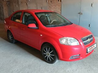 2008 Chevrolet Aveo I Рестайлинг, красный, 380000 рублей, вид 2