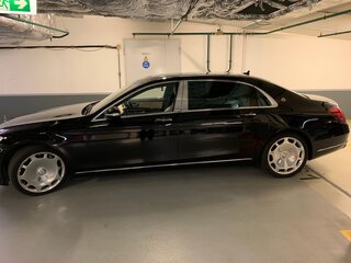 2018 Mercedes-Benz Maybach S-Класс 450 I (X222) Рестайлинг, чёрный, 6500000 рублей, вид 2