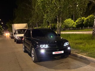 2002 BMW X5 4.6is I (E53), чёрный, 1300000 рублей, вид 3