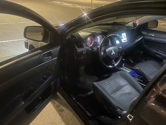 2013 Mitsubishi Lancer X Рестайлинг, чёрный, 1100000 рублей - вид 6