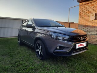 2019 Lada (ВАЗ) Vesta SW Cross I, серый, 1195000 рублей, вид 4