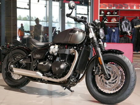 2023 Triumph Bonneville Bobber, серый, 1840000 рублей, вид 2
