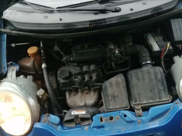 2010 Daewoo Matiz I Рестайлинг, синий - вид 1
