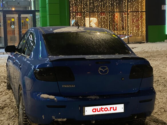 2006 Mazda 3 I (BK) Рестайлинг, синий, 465000 рублей - вид 2
