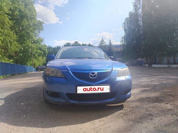 2006 Mazda 3 I (BK), синий, 300000 рублей - вид 2