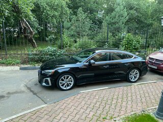 2020 Audi A5 Sportback 45 TFSI II (F5) Рестайлинг, чёрный, 2800000 рублей, вид 1