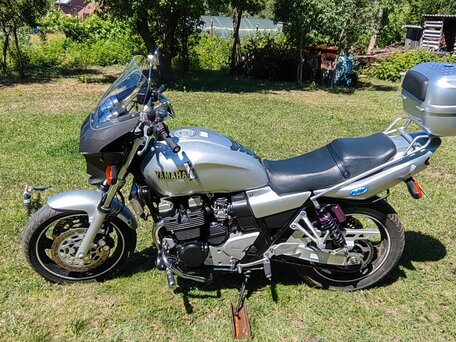 2004 Yamaha XJR400, серебристый, 320000 рублей, вид 1