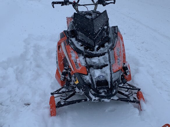 2018 Polaris 850 PRO-RMK, оранжевый - вид 1