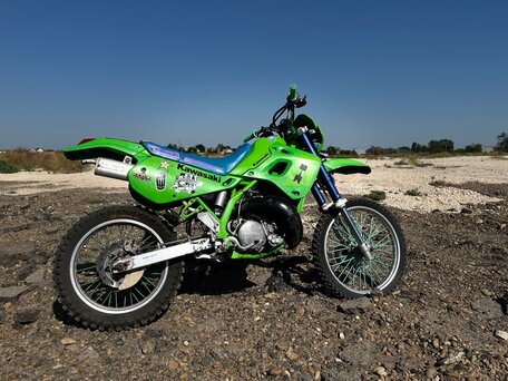 1991 Kawasaki KDX 250, зелёный, 300000 рублей, вид 3