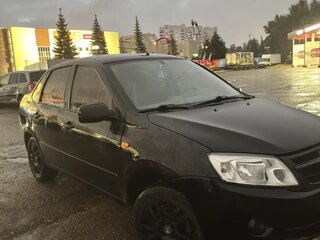 2014 Lada (ВАЗ) Granta I, чёрный, 317000 рублей, вид 1