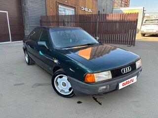 1991 Audi 80 IV (B3), зелёный, 450000 рублей, вид 4
