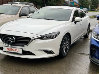 2016 Mazda 6 III (GJ) Рестайлинг, белый, 1900000 рублей, вид 1