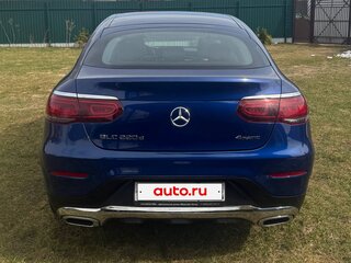 2019 Mercedes-Benz GLC Coupe 220 d I (C253) Рестайлинг, синий, 4450000 рублей, вид 4