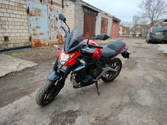 2013 Kawasaki ER-6N, красный, 510000 рублей - вид 22