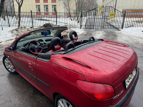 2003 Peugeot 206, красный - вид 14