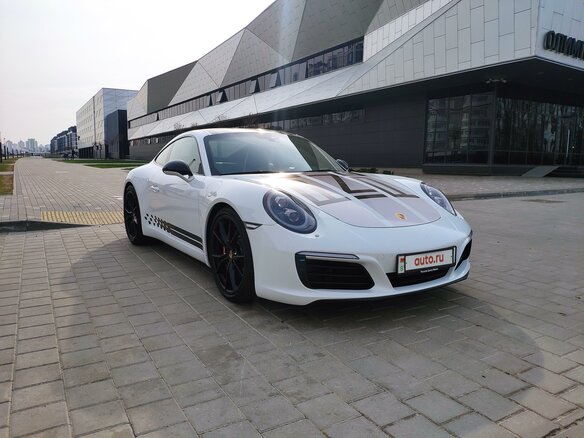 2016 Porsche 911 Carrera S VII (991) Рестайлинг, белый - вид 3