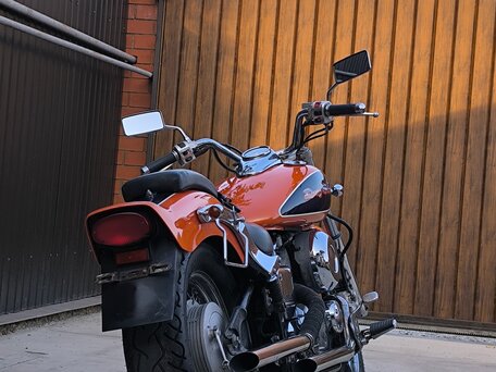 1996 Yamaha XVS400 Drag Star, оранжевый, 345000 рублей, вид 4