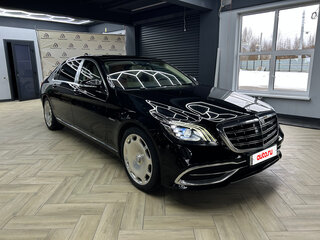 2017 Mercedes-Benz Maybach S-Класс 450 I (X222) Рестайлинг, чёрный, 4099000 рублей, вид 2