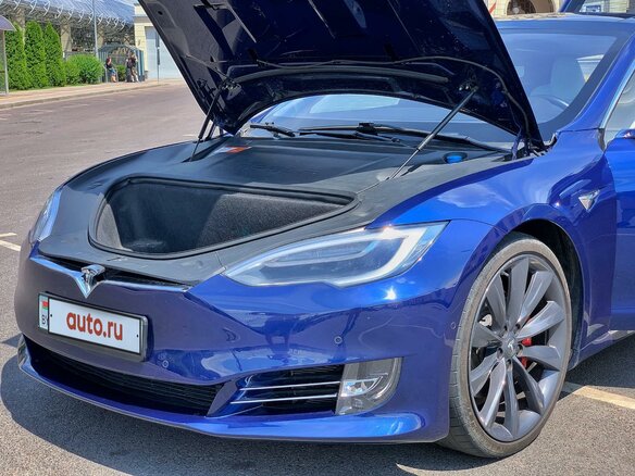 2017 Tesla Model S P100D I Рестайлинг, синий - вид 18