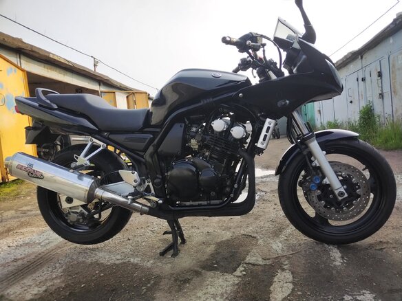 2002 Yamaha FZS600 Fazer, чёрный, 300000 рублей - вид 7