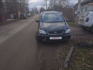 2001 Opel Zafira A, чёрный, 350000 рублей, вид 1