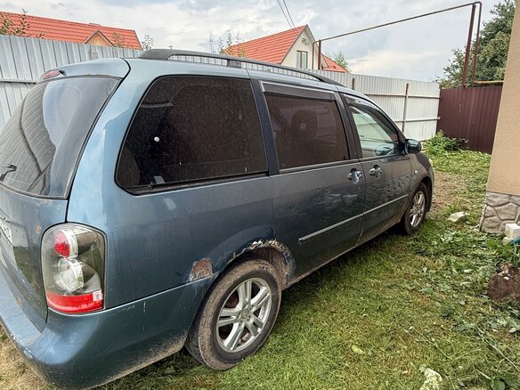 2004 Mazda MPV II (LW) Рестайлинг, синий - вид 1