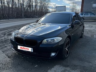 2011 BMW 5 серии 528i VI (F10/F11/F07), чёрный, 1600000 рублей, вид 2