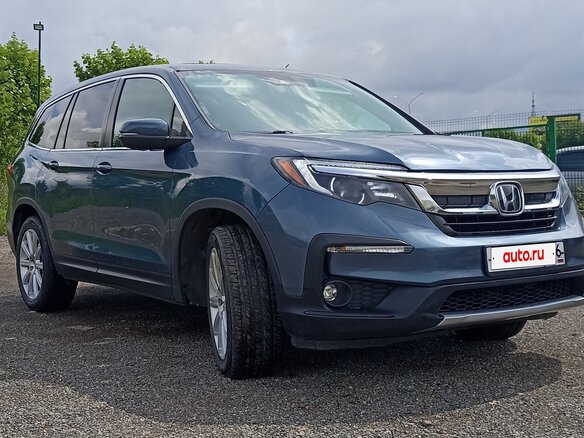 2021 Honda Pilot 9AT III Рестайлинг, зелёный, 3900000 рублей - вид 2
