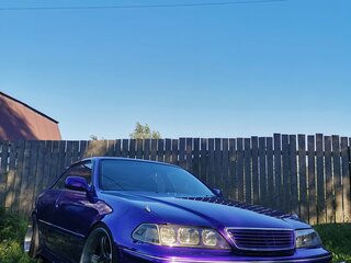 1996 Toyota Mark II VIII (X100), фиолетовый, 1600000 рублей, вид 3