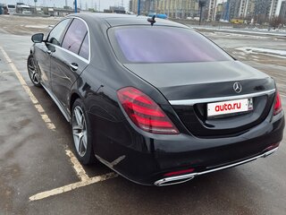 2019 Mercedes-Benz S-Класс 350 d Long VI (W222, C217) Рестайлинг, чёрный, 5600000 рублей, вид 5