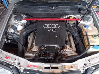 1995 Audi S6 I (C4), серебристый, 600000 рублей, вид 4