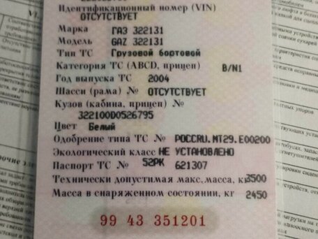 2004 ГАЗ ГАЗель (3221), белый, 850000 рублей, вид 5