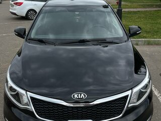 2017 Kia Rio III Рестайлинг, чёрный, 1200000 рублей, вид 2