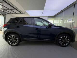 2015 Mazda CX-5 I Рестайлинг, синий, 1510000 рублей, вид 4