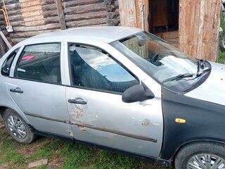 2008 Lada (ВАЗ) Kalina I, серебристый, 110000 рублей, вид 3